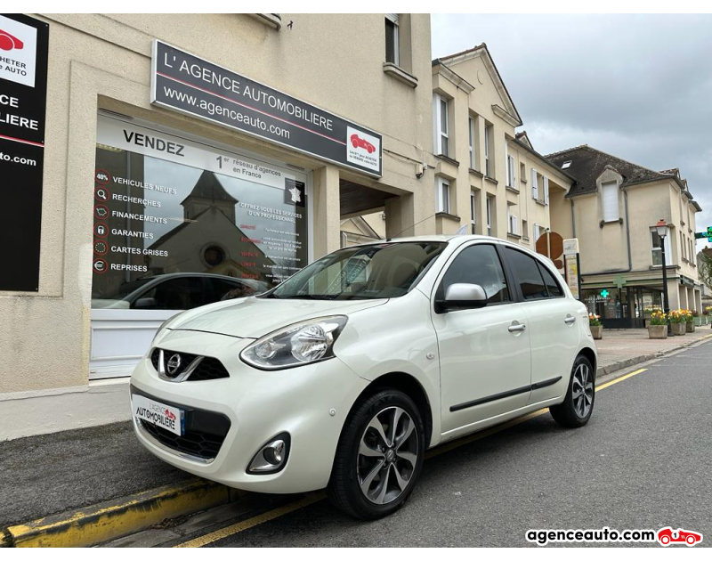 Achat voiture occasion, Auto occasion pas cher | Agence Auto Nissan Micra 1.2 80 cv N-CONNECT SUPERBE! Blanc Année 2015 Manuelle Essence